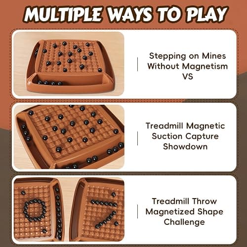 Magnetic Game Chess, Magnet Game Board Games for Kids and Adults, Magnet Chess Set Family Games Ideal for Family and Friend Games Night, 2-4 Players thumbnail 5