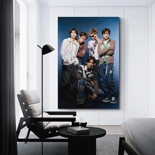 KJDSMOM KPOP POSTER CORTIS (1) Pretty Classic And Retro Posters Wall Art For Living Room And Bed Room Pop Music Canvas Prints Aesthetic16x24inch(40x60cm) Unframe-style thumbnail 3