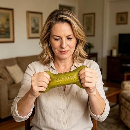 Novelty Squeeze Stress Ball, Jumbo Pickle Shaped Fidget Toy, Giant Squishy Toys, Slow Rebound Gel Stress Reliever for Adults thumbnail 6