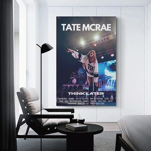 Tate McRae THINK LATER Posters & Prints on Canvas Wall Art Poster for Room Decor Unframe:16x24inch(40x60cm) thumbnail 3