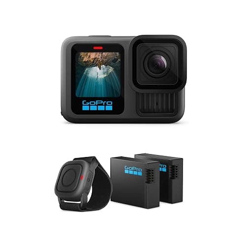 GoPro HERO13 Black Action Bundle - Includes 2 Enduro Batteries and Waterproof Shutter Remote - Image 1