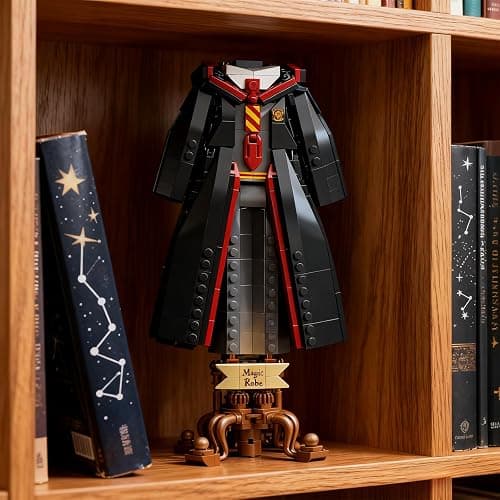 GHQYTPR Magic Robe Building Block Set 661 Pcs Magical Wizard Academy Cloak Model Kit for Adults & Teens thumbnail 5