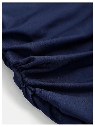 Floerns Girl's Basic Sleeveless Bandeau Kids Strapless Ruched Tube Tops thumbnail 4