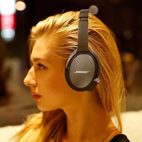YOCOWOCO Upgraded aptX Wireless Bluetooth Adapter for Bose QuietComfort 25 QC 25Headphones with Mic/Volume Control, Black thumbnail 7