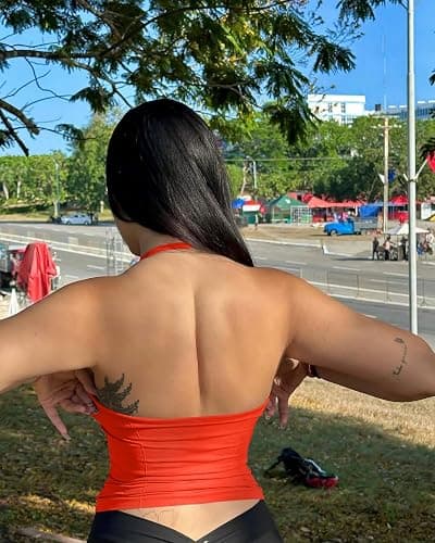 TRYTO Impact Longline Strappy Top Women Impact Longline Halter Tops Workout Longline Tank Top Compression Gym Fitness thumbnail 6