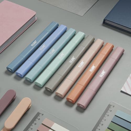 BLIEVE- Aesthetic Bible Highlighters No Bleed Through Assorted Colors, Cute Highlighter Dual Tip For Journaling Supplies And School Accessories, Bible Highlighters And Pens No Bleed (COASTAL DREAM) thumbnail 4
