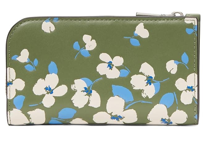 kate spade new york Women's Devin Pebbled Leather Small Slim Bifold Wallet thumbnail 2