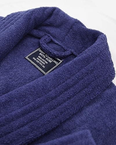 Marquess All-Cotton Bathrobe Thick Plush Cloth Housecoat Terry Toweling, Sweat Steaming Clothes Comfortable & Warm thumbnail 5