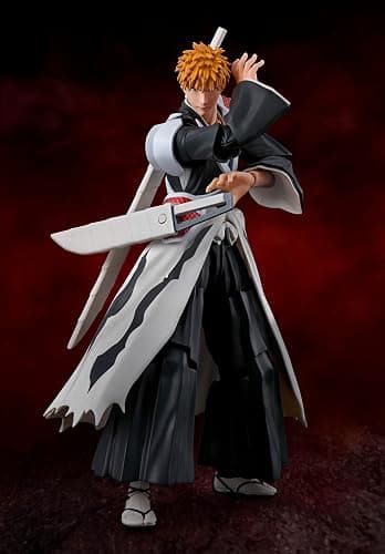 TAMASHII NATIONS - Bleach: Thousand-Year Blood War - Ichigo Kurosaki -Dual Zangetsu-, Bandai Spirits S.H.Figuarts Action Figure thumbnail 6