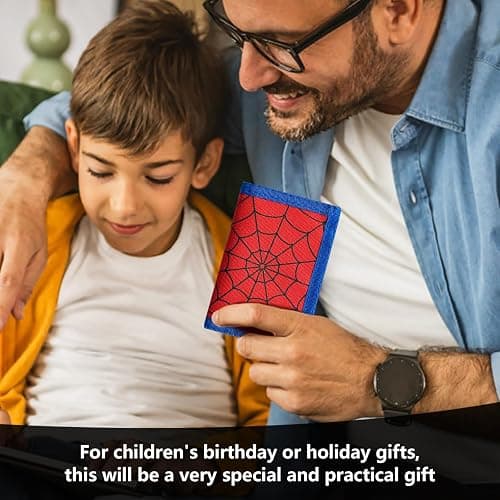 Kids Wallets for Boys Girls Teen,Cheap RFID Trifold wallet for 4-6-8-10-12-14Ages,Toddler/Youth Wallet for kids with Zipper Coin Pocket ,Novelty Wallet for kids Birthday/Christmas Gifts (ZZW-Red) thumbnail 5