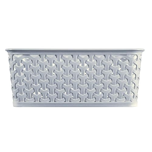 Curver My Style Small Rectangular Storage Basket 4L - Blue (Pack of 4) thumbnail 7