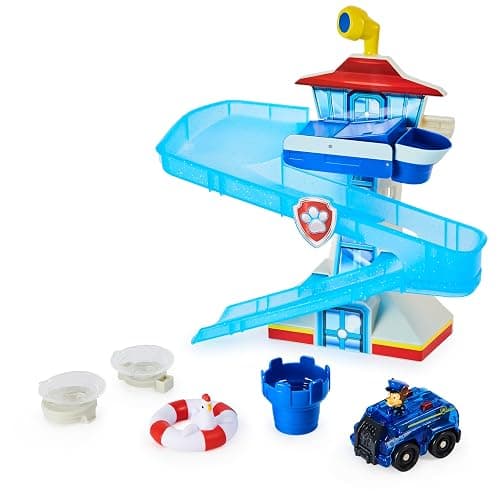 Paw Patrol, Adventure Bay Bath Playset with Light-up Chase Vehicle, Bath Toy for Kids Aged 3 and up thumbnail 5