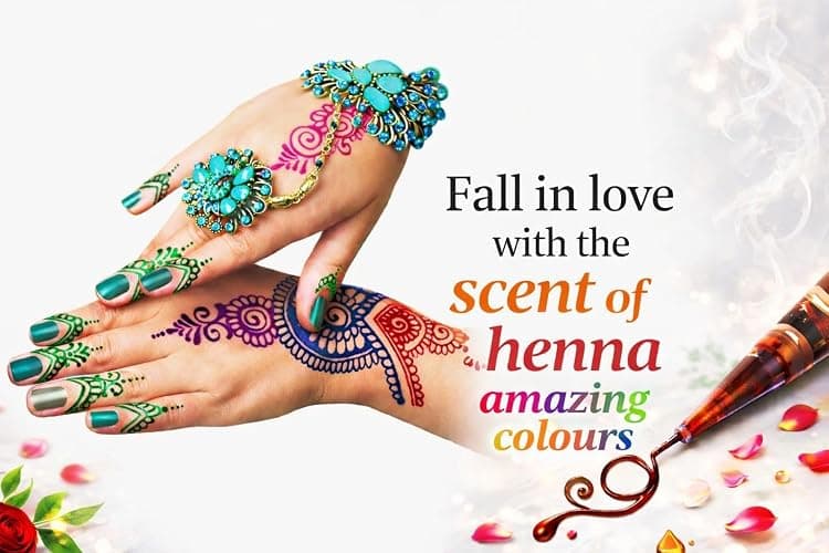 NEHA Premium Henna Cones, Classic Rich Colours, Fast Colour, Long Lasting, 12 Vibrant Colours Pack with Free Henna Stencil thumbnail 2