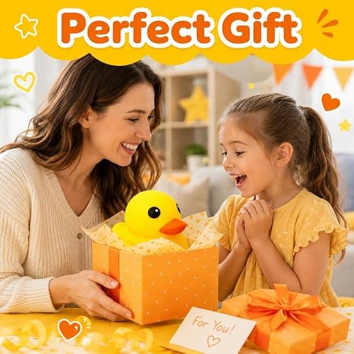 Duck Squishy Squeeze Toy, Jumbo Squishy Duck Stress Relief Toy for Kids & Adults, Dough Ball, Sensory Toys, Animal Squeeze Stress Balls Fidget Toys for Anxiety Relief, Squishies for Autism ADD/ADHD thumbnail 2