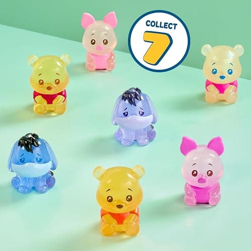 Disney Winnie the Pooh Bear-y Squishy Figures 3-Pack, Soft Squishy Combo Toy Set, Sweet & Sparkly, for Collectors, Kids & Fans by Just Play, Kids Toys for Ages 3 Up by Just Play thumbnail 2