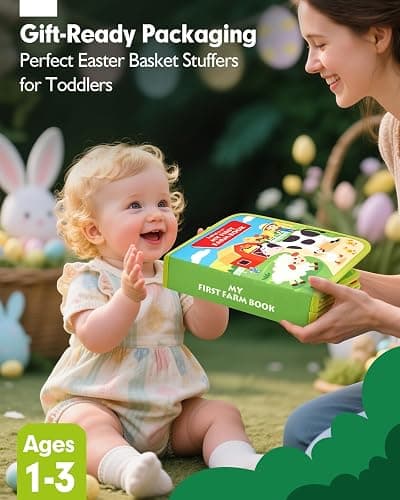hahaland Busy Book for Toddlers 1-3 - Montessori Toys Busy Board for 1 Year Old Boy Gifts Girl Toys Educational Learning Quiet Activity Books Toddler Travel Toys for One Year Old Birthday Gift thumbnail 11