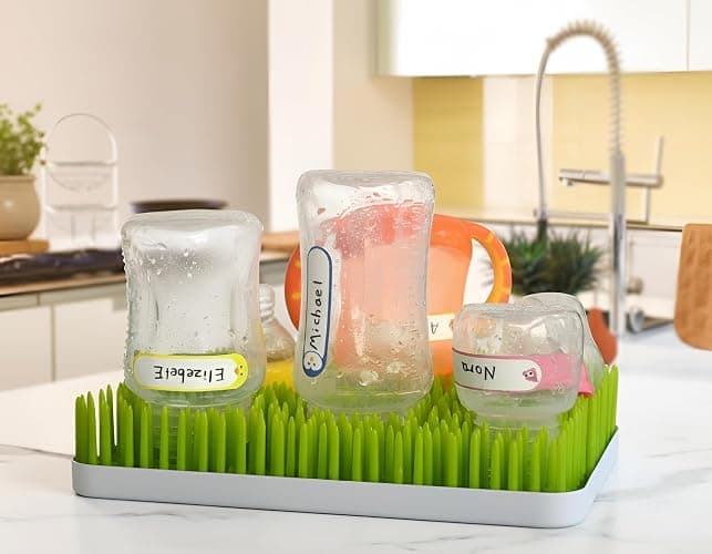 Baby Bottle & Daycare Name Labels, Self-Laminating Waterproof Stickers for Kids Stuff, Dishwasher Safe Write-On Name Tags for School & Home, Assorted Sizes & Colors, Pack of 64 thumbnail 8