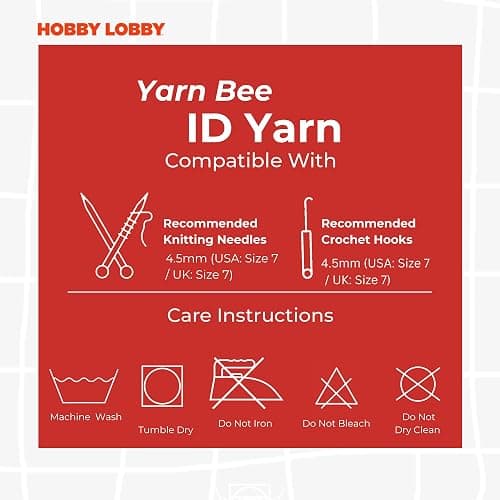 Bee Medium Yarn for Crocheting & Knitting Soft Acrylic Yarn Skein 300 Yards for Blankets, Hats, & More DIY Handcrafting Accessories thumbnail 5