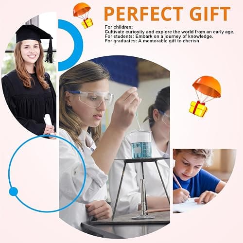 UKKROA - Periodic Table with Real Elements Inside - 83 Kinds of Real Elements & Acrylic Display Stand, for Science Lovers, Students Chemistry Chart Tools, Gifts and Crafts Decoration (5.9" x 4.5") thumbnail 3