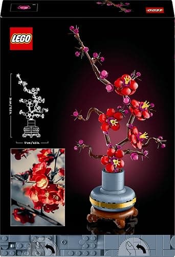 LEGO Botanicals Pflaumenblüte - Pflegeleichte Blumendeko aus der Botanik Kollektion - Kreatives Bauset für Erwachsene - Entspannende Aktivität - Künstliche Pflanze zum Sammeln 10369 thumbnail 11
