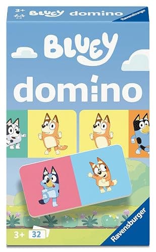 Ravensburger Mitbringspiele 24902 Bluey Domino - Le célèbre Jeu de Puzzle pour 2 à 4 Enfants de 3 Ans et Plus thumbnail 5