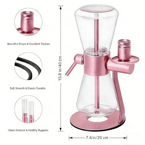 Gravity Infuser 16” 360 Degree Water Rotation (Pink) thumbnail 2