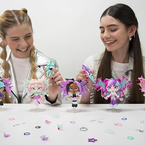 Goliath Fiercelings Luna Muse | Style Their Wings & Collect Them All! Customizable Doll with 10 Earrings & Magic Piercing Tool Included | Gifts for Kids Ages 6+ thumbnail 6