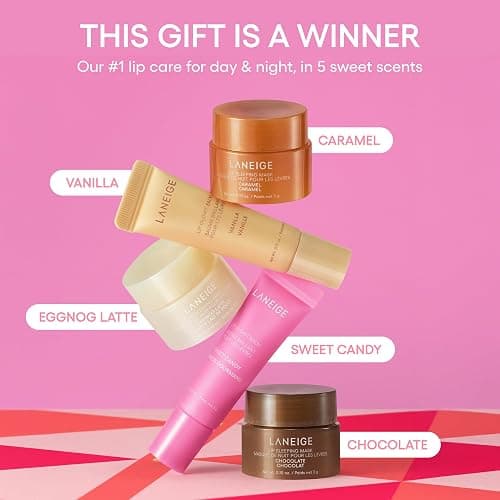 Laneige Skincare & Lip Care Holiday Gift Sets – Lip Mask, Water Bank, Lip Glowy Balm – Beauty Essentials for Gifting & Self-Care thumbnail 2