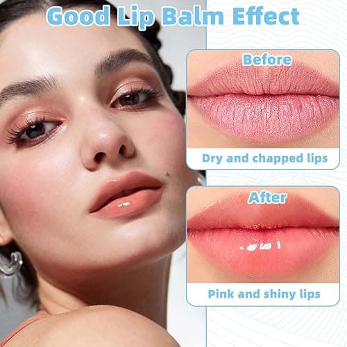 6 Pack Mini Lip Balm Set, 6 Flavoured Lip Repair Sleeping Lip Mask with Honey Essence & Glycerin, Wrinkle Reduction, Moisturising & Brightening, Travel Lip Care Skincare Kit for For Very Dry Lips thumbnail 3