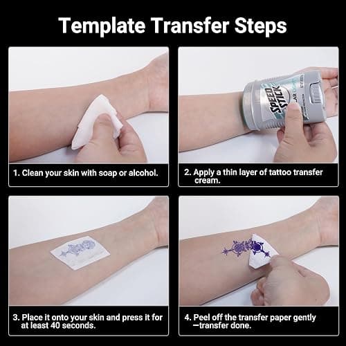 ORGBRO Tattoo Stencil Printer, X8 Thermal Tattoo Transfer Printer with 30pcs Transfer Paper, A4/A5/A6 3-in-1 Wireless Tattoo Machine for Tattoo Artists & Beginners, Compatible with Phone/Tablet/PC thumbnail 8