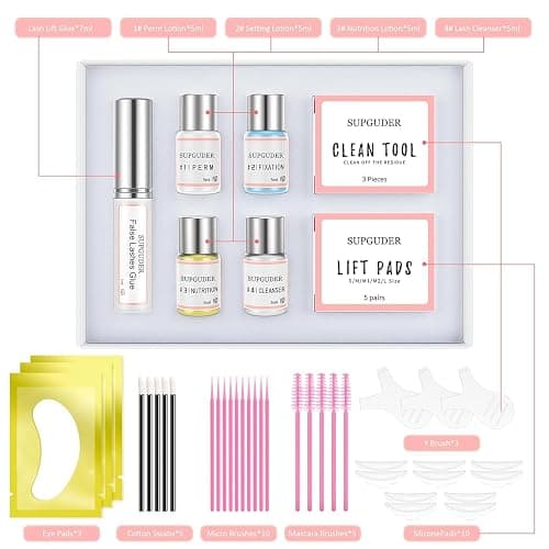2026 Upgraded Lash Lift Kit for Perming,Curling and Lifting eyelashes,Semi-Permanent Salon Grade Supplies for Beauty Treatments,Includes Eye Shields,Pads and Accessories thumbnail 3
