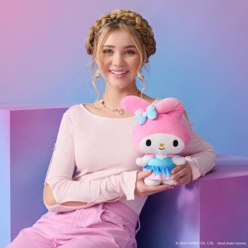 Jazwares Hello Kitty and Friends - 8-Inch My Melody Candy Wonderland Plush - Officially Licensed Sanrio Product from Ages 6+ thumbnail 2
