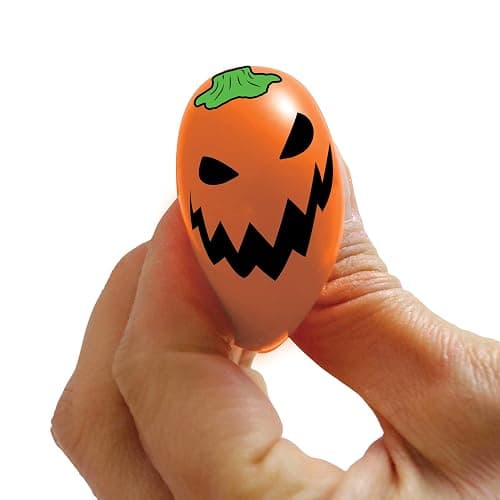 Schylling Needohween Teenie Jack Glow Lantern - Glow in The Dark Pumpkin Faces 3 Pack thumbnail 5