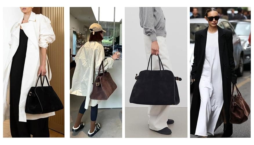 Soft Suede Satchels Bags for Women, Fashion Vintage Top-Handle Tote Bags,Large Capacity Casual Hobo Bag thumbnail 7