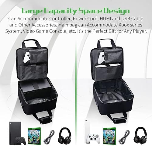 G-STORY Carrying Case for Xbox Series X S, Travel Bag Console Controllers thumbnail 2