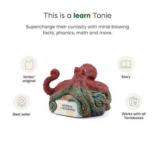 Tonies National Geographic Kids Octopus Audio Toy Figurine thumbnail 4