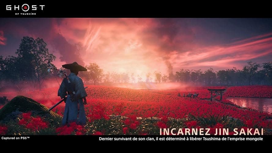 Sony, Ghost of Tsushima Director's Cut PS5, Jeu de Rôle (RPG), Version Physique avec CD, En Français, 1 joueur, PEGI 18, Pour PlayStation 5 thumbnail 2