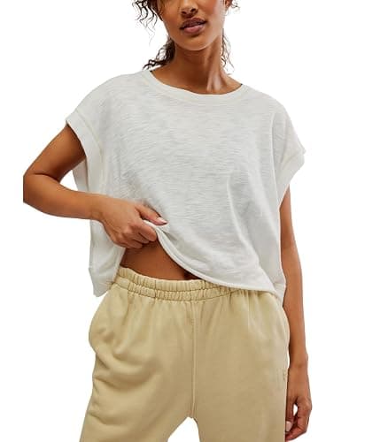 Free People Women's My Time Tee - X-Small - White - Image 1