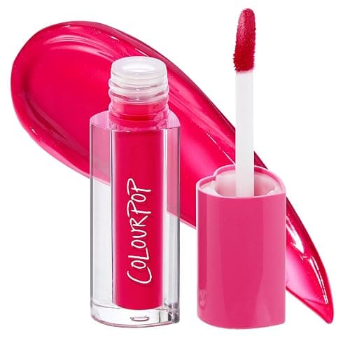 ColourPop HydraPop Glossy Lip Stain - 2-in-1 Hydrating Gloss-to-Tint Lip Color - Infused with Antioxidant-Rich Guava, Lychee & Squalane - A Little Dramatic (0.11 Fl Oz) - Image 1