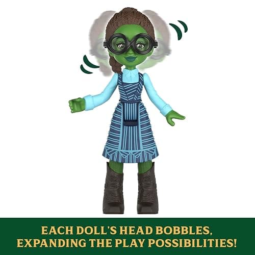Mattel Universal Pictures’ Wicked Students of Shiz Multipack, 5 Small Dolls with Signature Looks and 9 Storytelling Accessories, Inspired by The Movie thumbnail 3