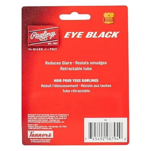Rawlings | EYE BLACK STICK | Retractable Tube / Glare Reduction | Adult & Youth Baseball / Softball | Multiple Colors thumbnail 3
