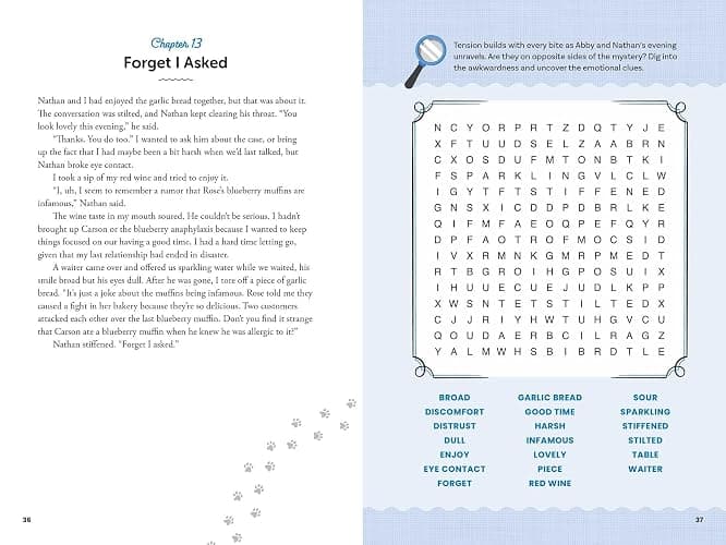 Murder by Muffin: Book 2: Solve the Puzzles―and the Plot of a Cozy Bakery Mystery! (A Cranberry Creek Word Search Mystery) thumbnail 5