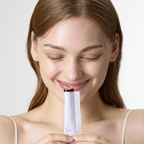 107 ARONIA Vinegar Low Molecular Collagen Jelly Stick l Vitamin, Collagen, Hyaluronic Acids, Elastin, Probiotic l Korean Beauty Collagen l Inner Beauty Collagen Sticks (20g x 14 Pouches) thumbnail 4