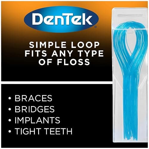 DenTek Floss Threaders for Braces, Bridges & Dental Implants, 50 Count thumbnail 3