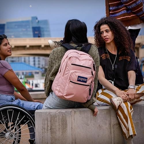 JanSport Laptop Backpack - Computer Bag with 2 Compartments, Ergonomic Shoulder Straps, 15” Laptop Sleeve, Haul Handle - Navy - One Size - Navy thumbnail 8