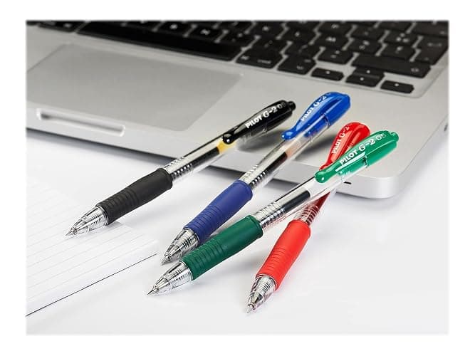 PILOT G2 Premium Gel Pens, Bold Point 1.0mm, Assorted Inks, 8-Pack | Write more, gel pens 1.0 for notes and journaling, quick drying, refillable and retractable rolling ball, assorted inks thumbnail 8