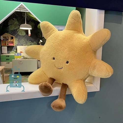 Sun plushies ，Moon plushies， Perfect Moon Gift for Smile Fun，Soft and Cuddly Lovely Stuffedplushies A Lovely Birthday Present for Fans, Gifts & Home Decor (Sun and Moon) thumbnail 7