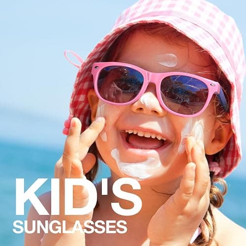RIVBOS Kids Sunglasses Polarized UV Protection Flexible Rubber Glasses Shades with Strap for Boys Girls RBK004 thumbnail 2