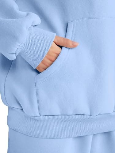 AUTOMET Womens 2 Piece Outfits Lounge Hoodie Sweatsuit Sets Plus Size Fall Fashion Clothes Airport Travel Pants Tracksuits thumbnail 6