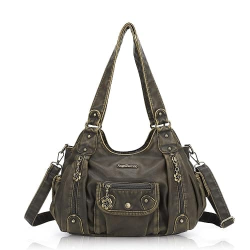 Angel Barcelo Purses for Women Soft PU Leather Shoulder Bag Crossbody Purse and Handbags - Image 1